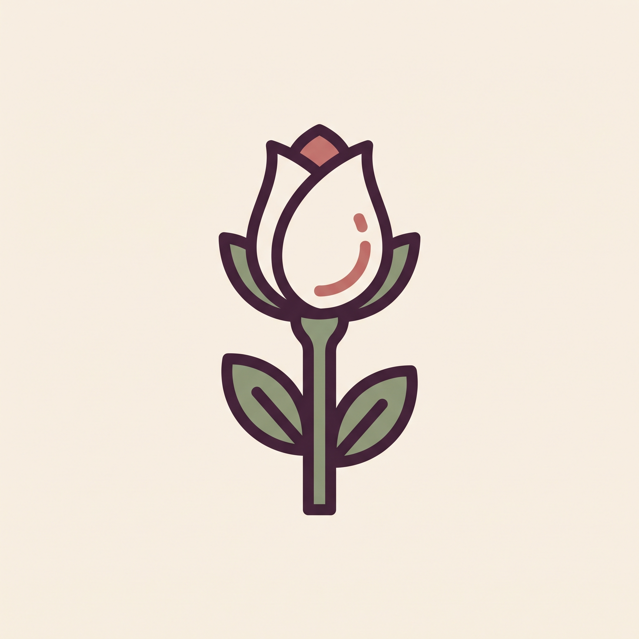 Mami Bloom Free plan icon — closed flower bud