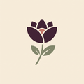 Mami Bloom Basic plan icon — half-open blooming flower